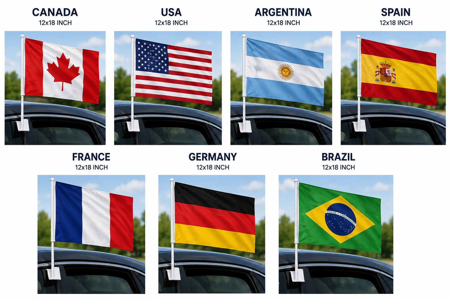 World Cup Car Flag