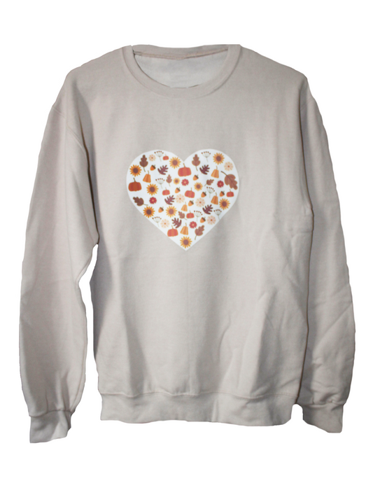 Fall Heart Crewneck