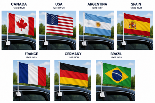 World Cup Car Flag