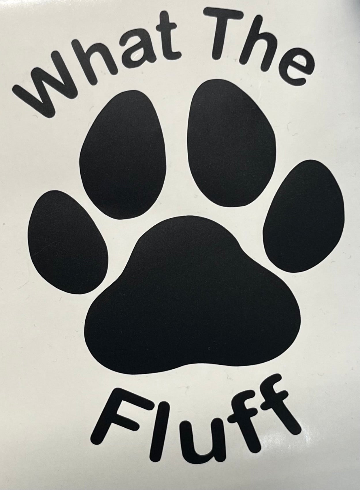 Car Decal What The Fluff