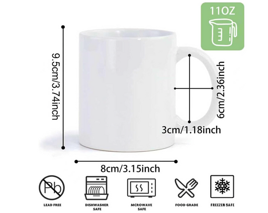 BLANK COLOURED MUGS FOR SUBLIMATION