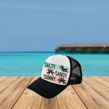 Black Mesh Cap