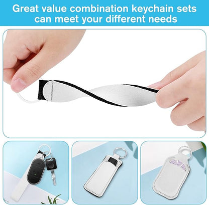 Chapstick Holder Wristlet Keychain Lanyards