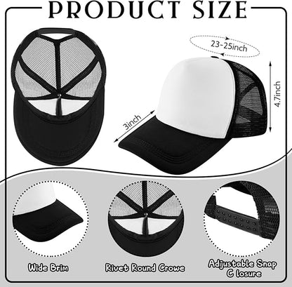 Black Mesh Cap